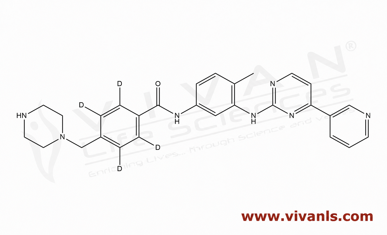 Stable Isotope Labeled Compounds-Desmethyl Imatinib-d4-1784628518.png
